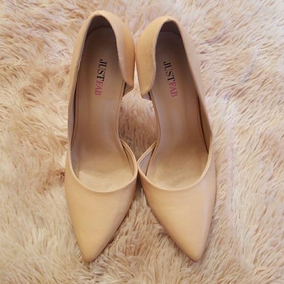 cream colour heels